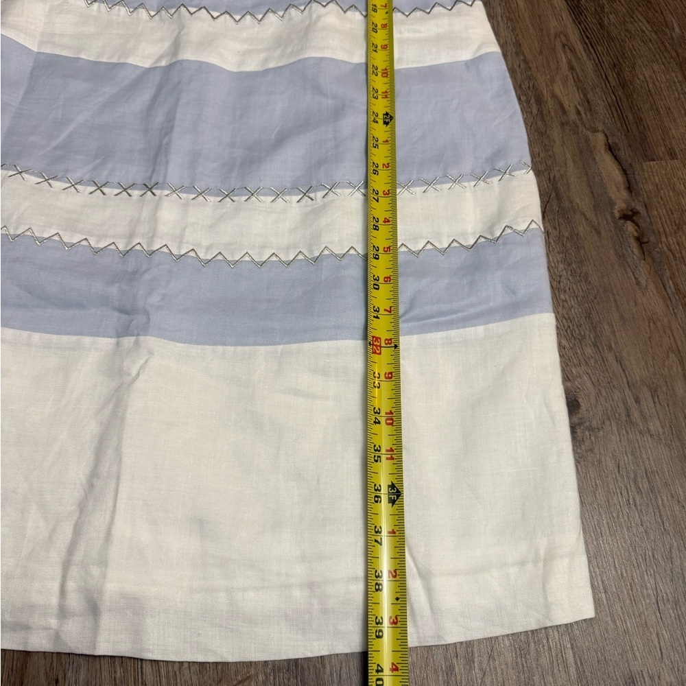 Carry Back • 100% Linen Striped Dress - Picture 8 of 10